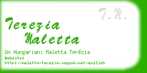 terezia maletta business card